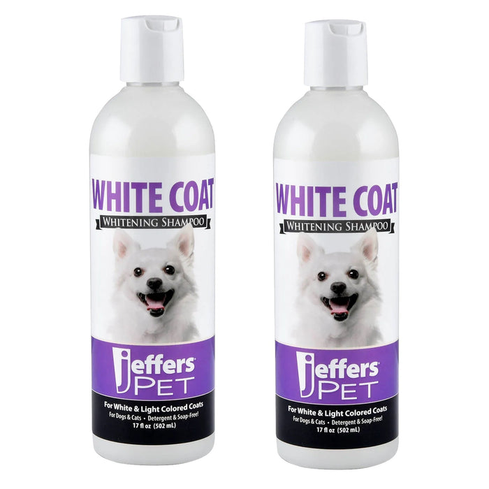 Jeffers Pet White Coat Whitening Dog & Cat Shampoo - 17 oz 2 - Animal & Pet Supplies > Pet Grooming > Pet Shampoo & Conditioner by Jeffers