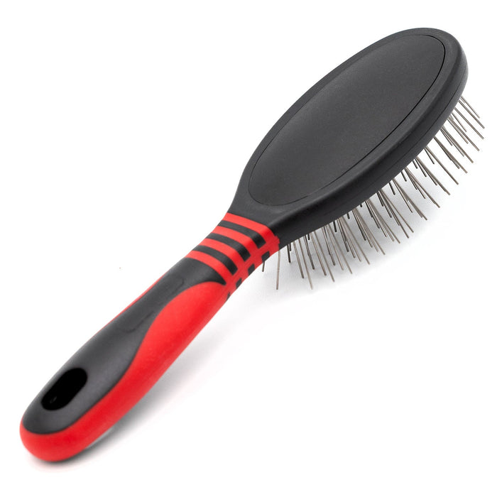 Jeffers Pin Brush for Pet Grooming - - Horse Supplies > Horse Grooming > Horse Grooming Combs, Brushes & Mitts by Jeffers
