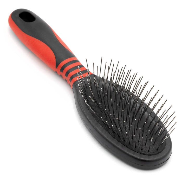 Jeffers Pin Brush for Pet Grooming - Medium - Horse Supplies > Horse Grooming > Horse Grooming Combs, Brushes & Mitts by Jeffers