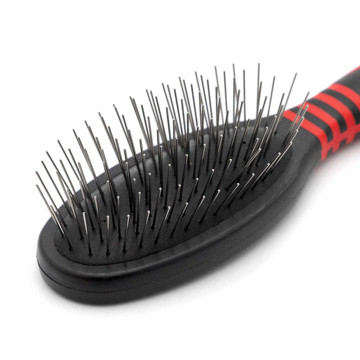 Jeffers Pin Brush for Pet Grooming - - Horse Supplies > Horse Grooming > Horse Grooming Combs, Brushes & Mitts by Jeffers