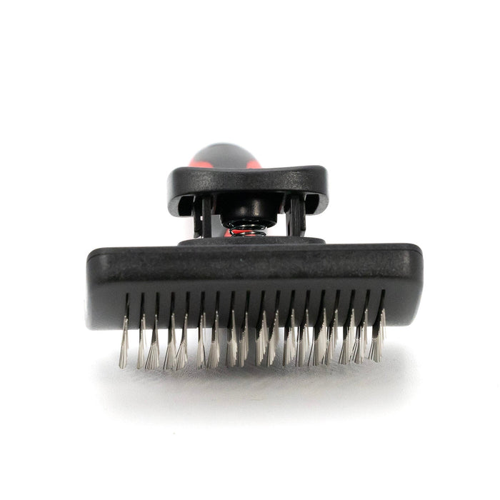 Jeffers Self-Cleaning Slicker Pet Grooming Brush - - Animal & Pet Supplies > Pet Grooming > Pet Combs & Brushes by Jeffers