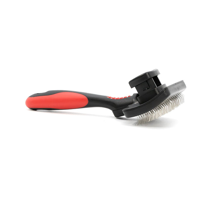 Jeffers Self-Cleaning Slicker Pet Grooming Brush - - Animal & Pet Supplies > Pet Grooming > Pet Combs & Brushes by Jeffers