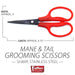 Jeffers Stainless Steel Sharp Grooming Scissors for Horses – Mane, Tail & Braiding Trimming Tool - - Horse Supplies > Horse Grooming > Horse Clippers & Trimmers by Jeffers