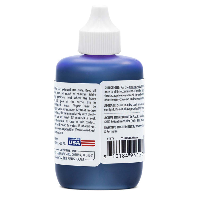 Jeffers Thrush Away Hoof Treatment for Thrush in Horses, 2 oz - - Animal Health & Wellness > Foot & Hoof Care by Jeffers