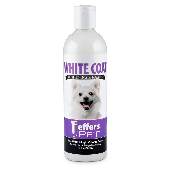 Jeffers Pet White Coat Whitening Dog & Cat Shampoo - 17 oz 1 - Animal & Pet Supplies > Pet Grooming > Pet Shampoo & Conditioner by Jeffers