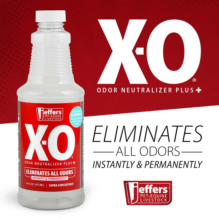 Jeffers X-O Pet Odor Neutralizer Plus + Cleaner Concentrate - - Animal & Pet Supplies > Pet Odor & Stain Removers by Jeffers