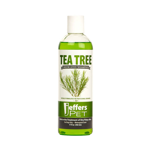 Jeffers Pet Tea Tree (Melaleuca) Medicated Dog Shampoo for Dry Skin - 17 oz 1 - Animal & Pet Supplies > Pet Grooming > Pet Shampoo & Conditioner by Jeffers
