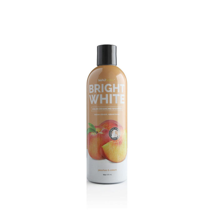 Bark2Basics Brighten White Dog Shampoo, 16 oz - - Shampoo & Conditioner by Bark2Basics