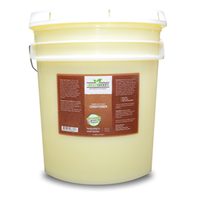 Green Groom Coat Dog Conditioner, 1 Gallon - 5 Gallon Pail - Shampoo & Conditioner by Green Groom