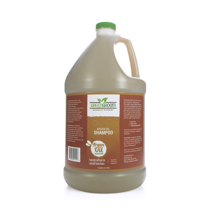 Green Groom Argan Oil Dog Shampoo, 1 Gallon-Shampoo & Conditioner-Pet's Choice Supply